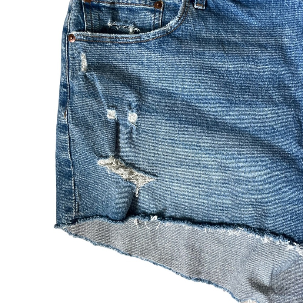 Abercrombie & Fitch Women’s The Mom Short High Rise Denim Size 35/20 - Picture 6 of 7